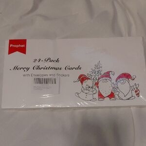 Propet Merry Christmas Cards 24-Pack - Red and White